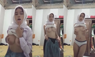 Bokep Indo Hijab Sma Pamer Nenen Mulus