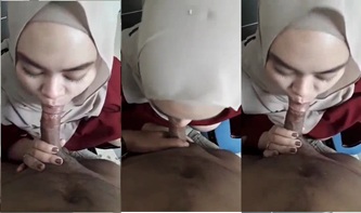 Bokep Hijab Cantik Nyepongin Kontol Teman Kantor